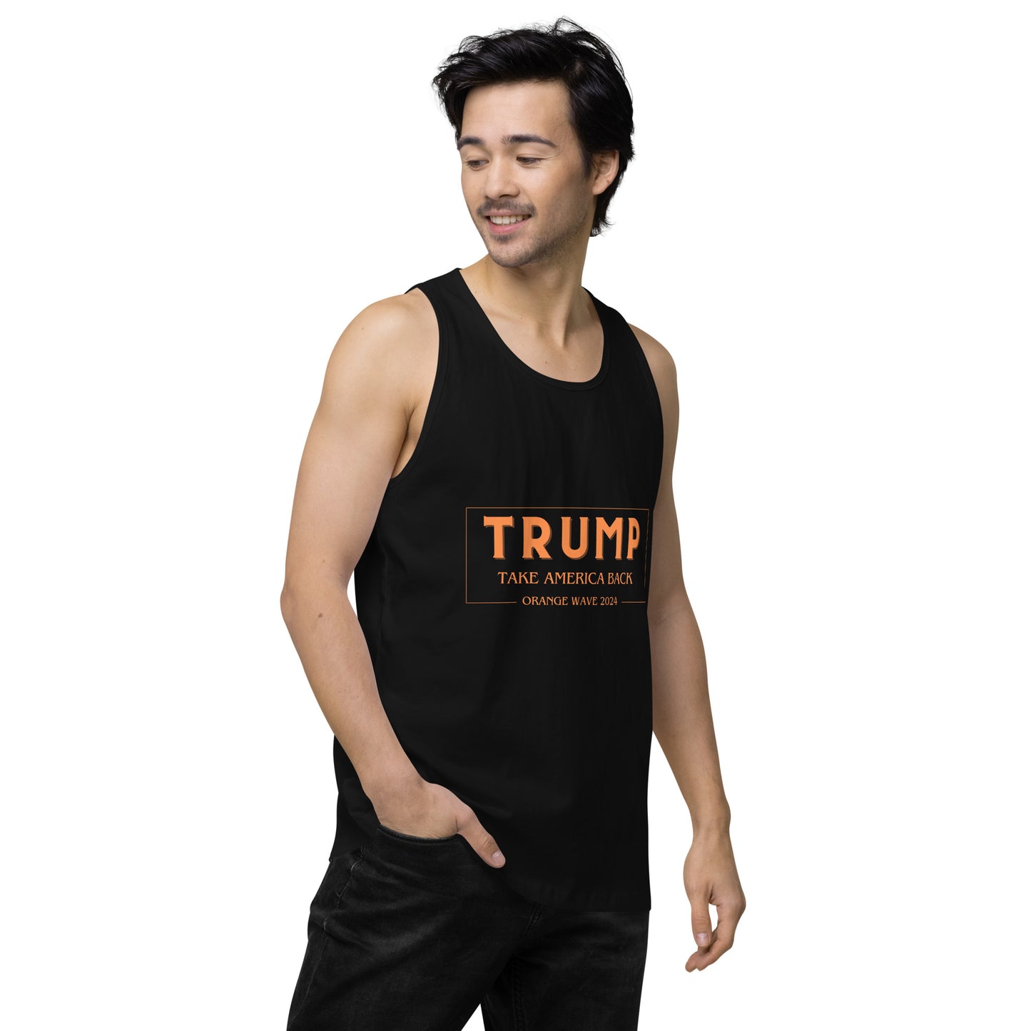 Take America Back premium tank top