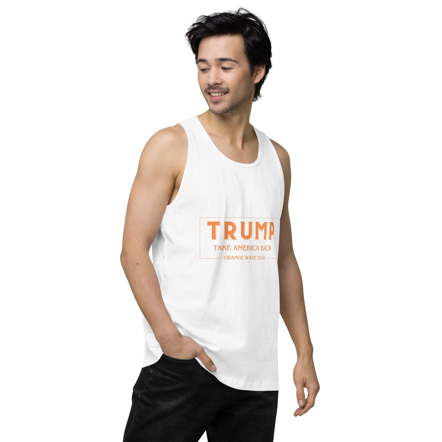 Take America Back premium tank top